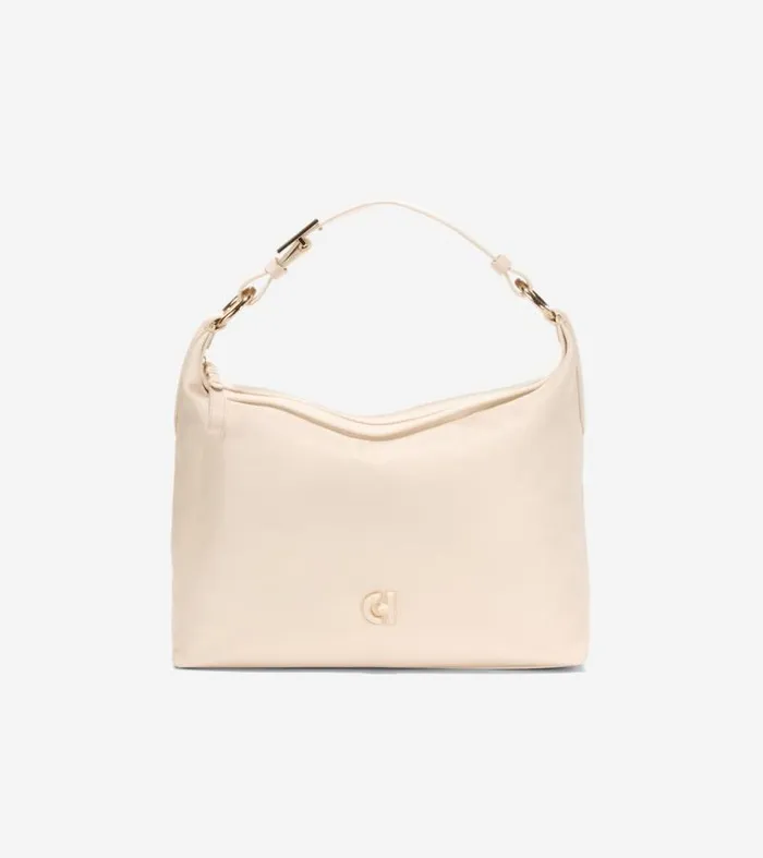 Women Shoulder Bags Cole Haan Kamila Hobo Bag Sand Dollar