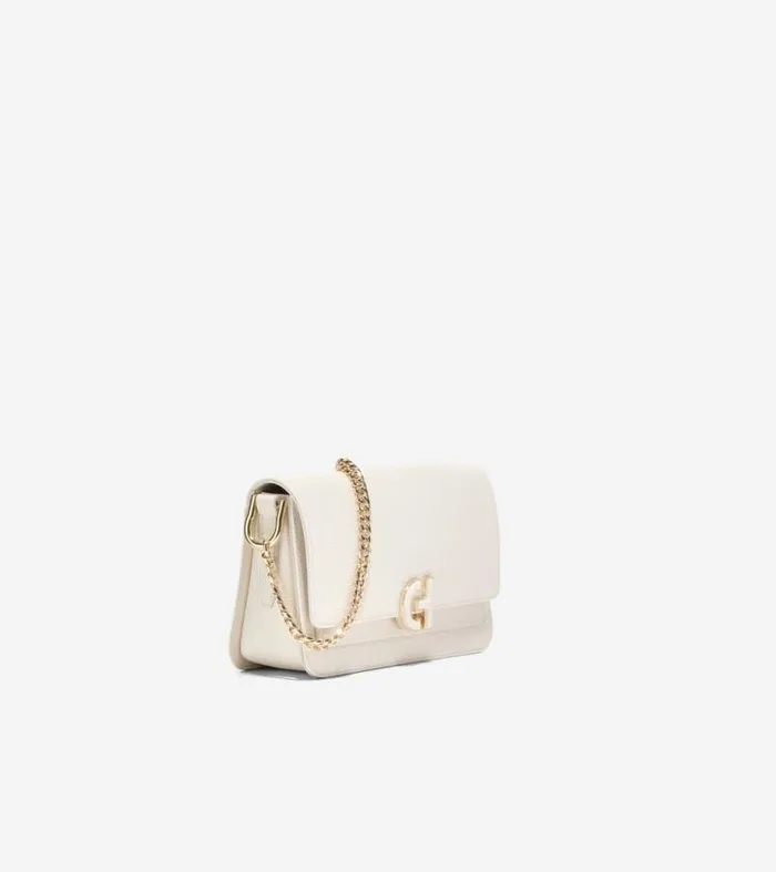 Women Shoulder Bags Cole Haan Mini DayToNight Bag Ivory