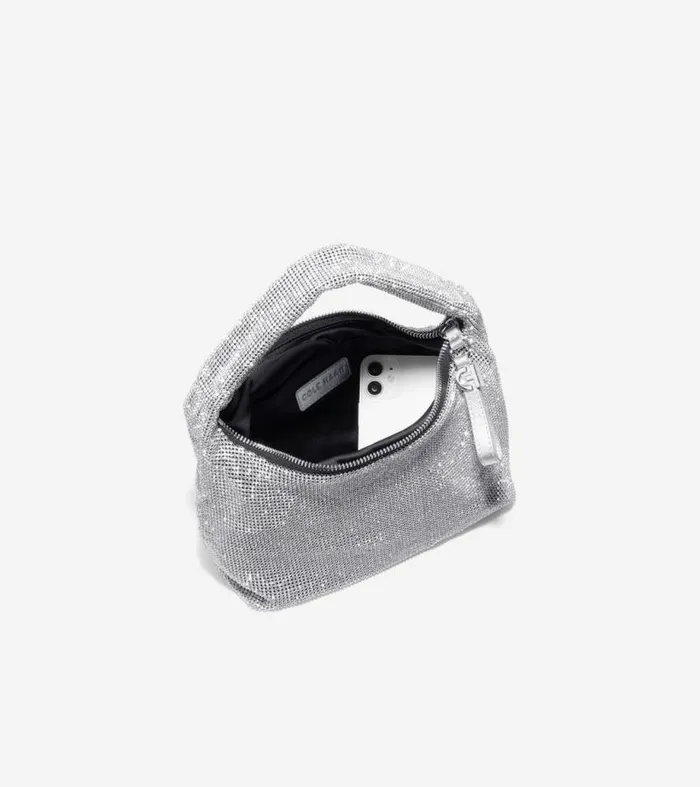 Women Shoulder Bags Cole Haan Mini Diamante Hobo Bag Diamante