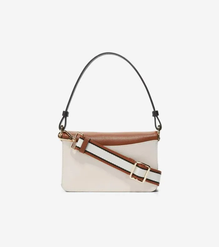 Women Shoulder Bags Cole Haan Mini Shoulder Bag British Tanblackivory