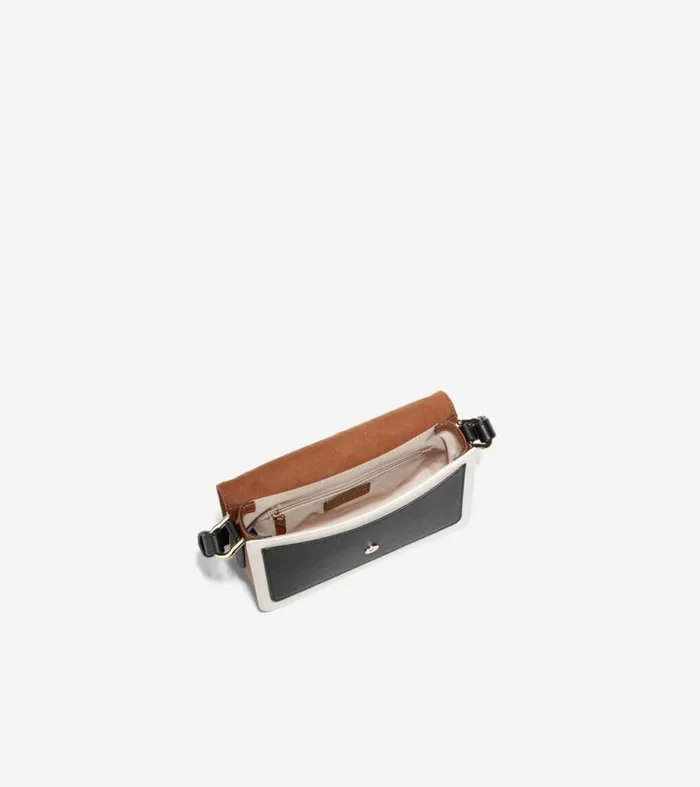 Women Shoulder Bags Cole Haan Mini Shoulder Bag British Tanblackivory