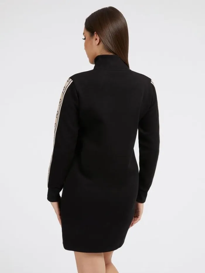 Women Side Logo Band Dress Black Guess Dresses And Jumpsuits