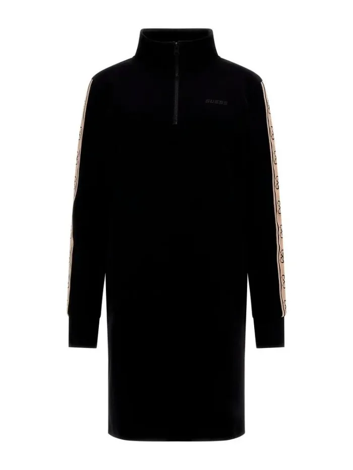 Women Side Logo Band Dress Black Guess Dresses And Jumpsuits