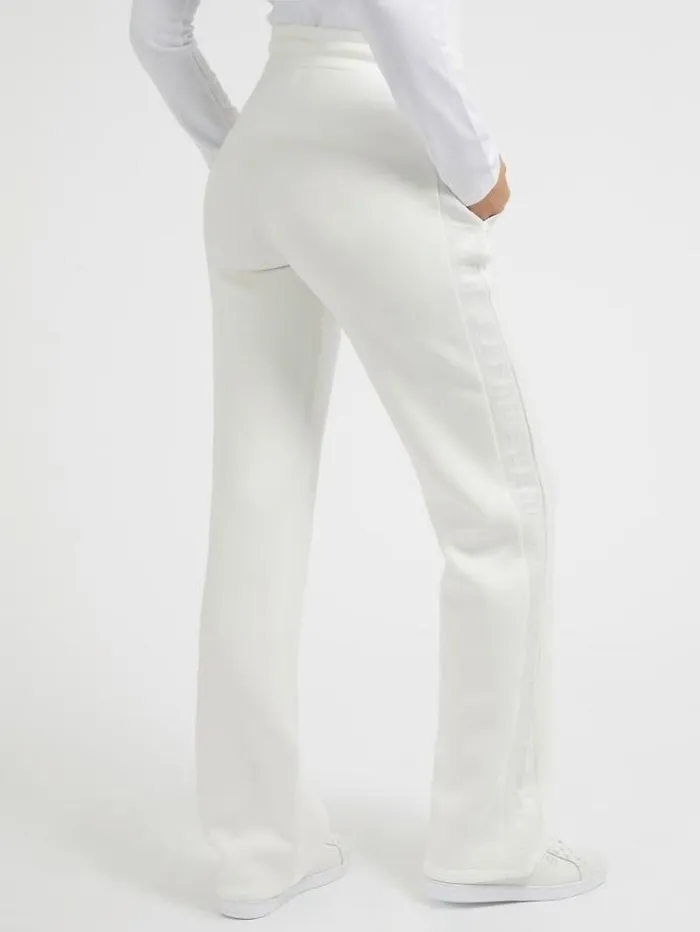 Women Side Logo Scuba Pant White Guess Activewear
