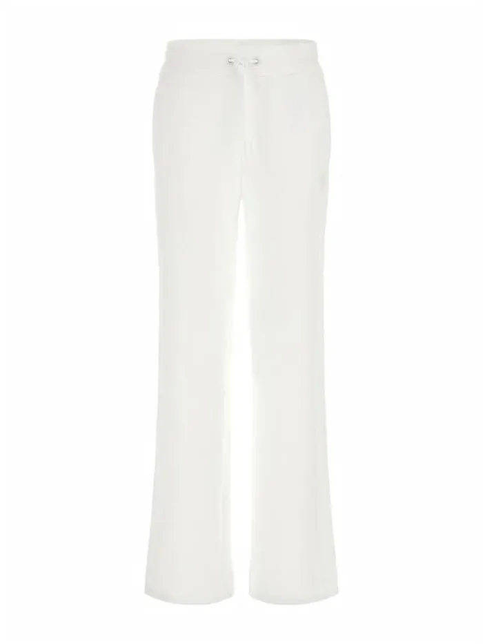 Women Side Logo Scuba Pant White Guess Activewear