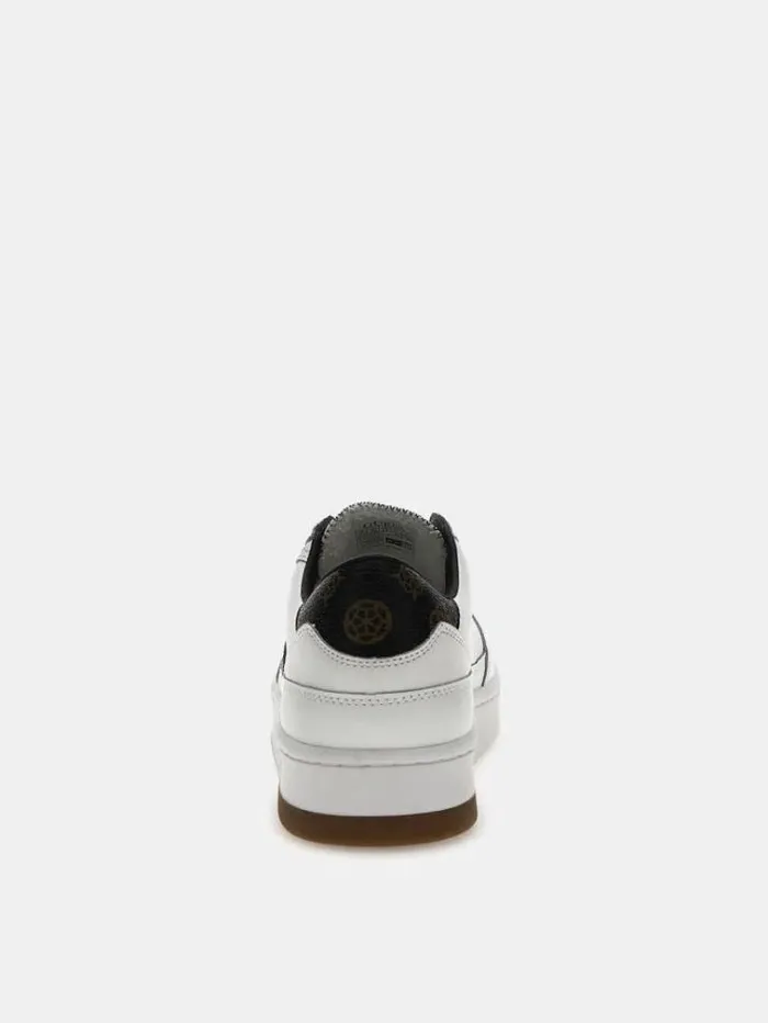 Women Silina Lettering Logo Sneakers Brown Guess Sneakers