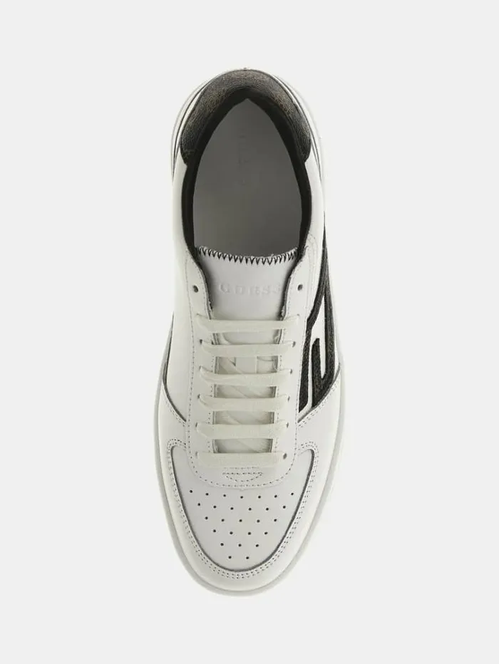 Women Silina Lettering Logo Sneakers Brown Guess Sneakers
