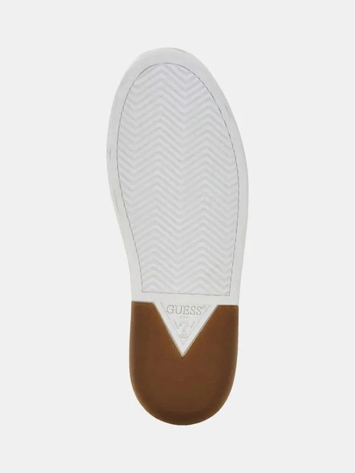 Women Silina Lettering Logo Sneakers Brown Guess Sneakers