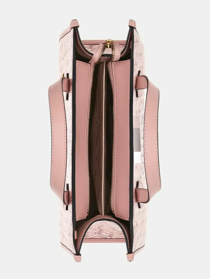 Women Silvana G Cube Logo Handbag Multi Pink Guess Handbags