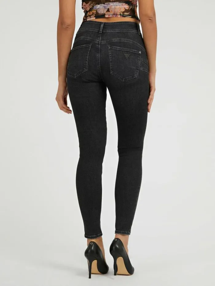 Women Skinny Fit Denim Pant Black Guess Skinny