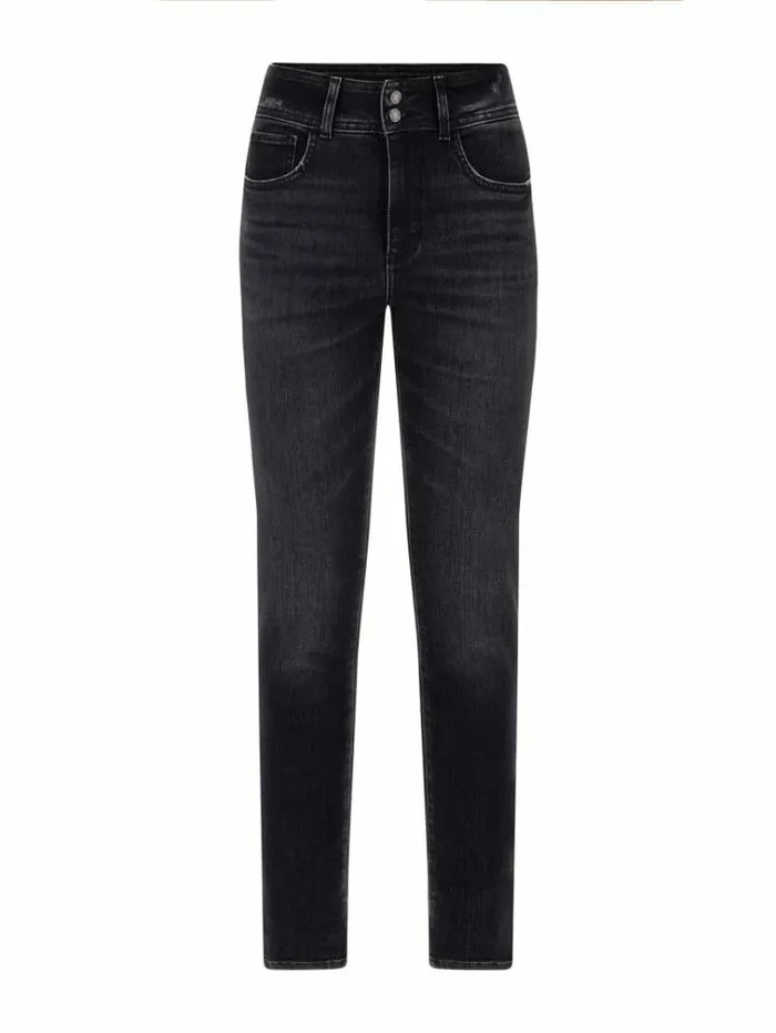 Women Skinny Fit Denim Pant Black Guess Skinny