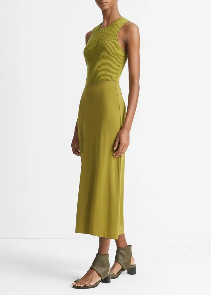 Women Skirts Vince PullOn Skirt Dark Basil