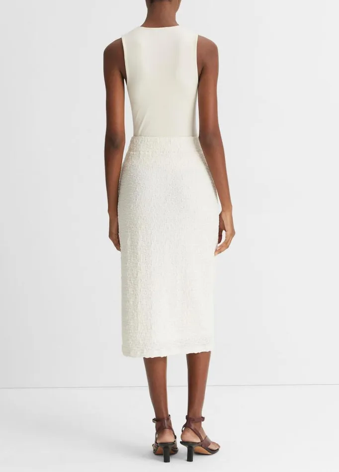 Women Skirts Vince Smocked Skirt Gesso