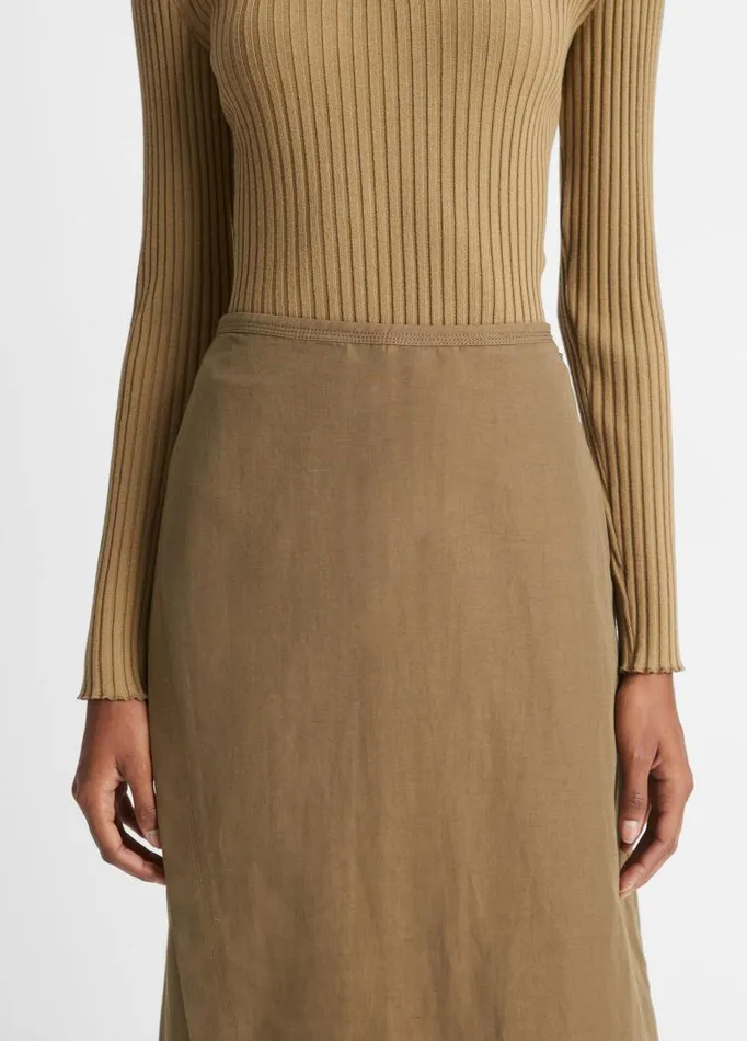 Women Skirts Vince Utility Asymmetric Paneled Skirt Washed Vine