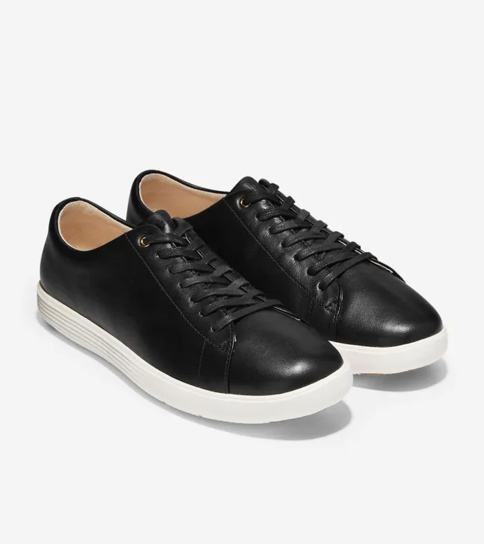 Women Sneakers Cole Haan Grand Crosscourt Sneakers Black Leatherwhite Women Sneakers Cole Haan Grand Crosscourt Sneakers Black Leatherwhite