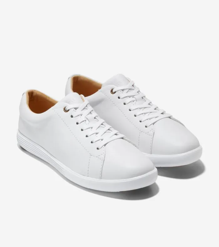 Women Sneakers Cole Haan Grand Crosscourt Sneakers Optic White Leather