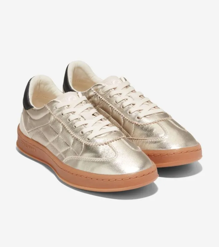Women Sneakers Cole Haan GrandPr Breakaway Sneakers Goldbirchblack