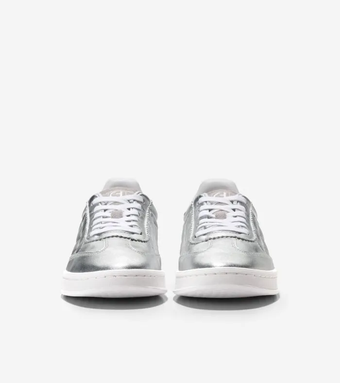 Women Sneakers Cole Haan GrandPr Breakaway Sneakers Silver Talcapaloma