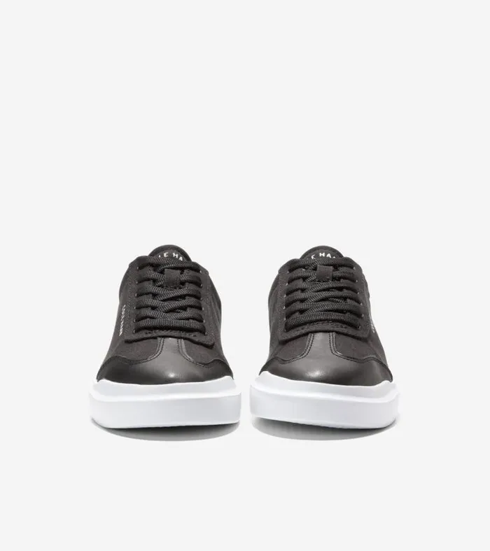 Women Sneakers Cole Haan GrandPr Rally Canvas TToe Sneakers Blackoptic White
