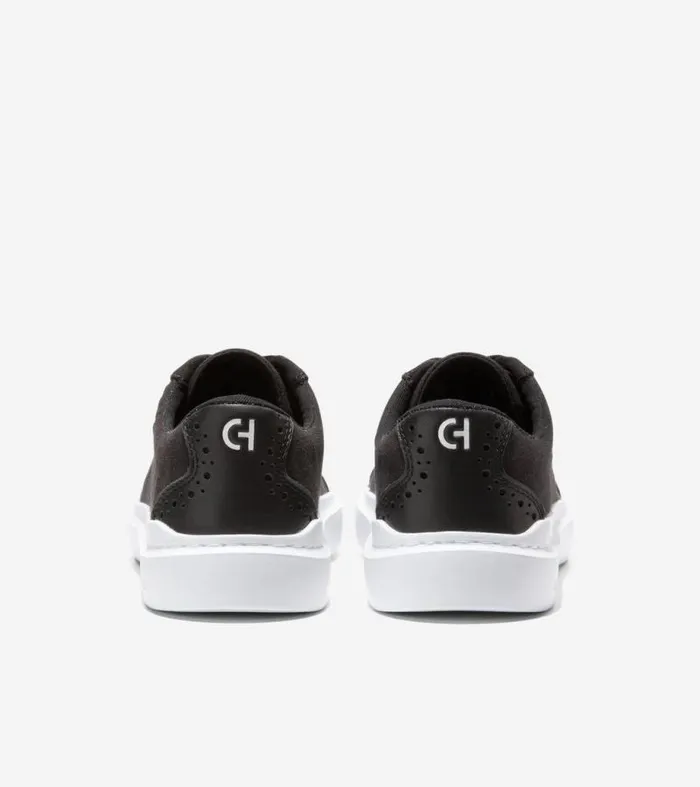 Women Sneakers Cole Haan GrandPr Rally Canvas TToe Sneakers Blackoptic White
