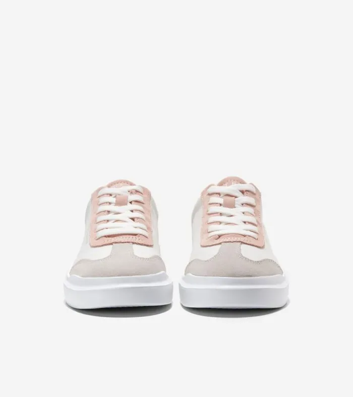 Women Sneakers Cole Haan GrandPr Rally Canvas TToe Sneakers Optic Whitemulti