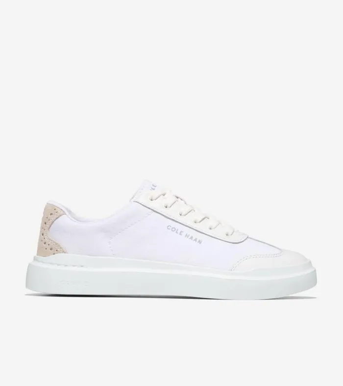Women Sneakers Cole Haan GrandPr Rally Ttoe Sneaker Optic Whitedove