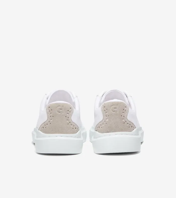 Women Sneakers Cole Haan GrandPr Rally Ttoe Sneaker Optic Whitedove