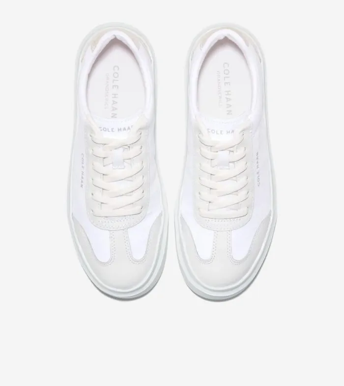 Women Sneakers Cole Haan GrandPr Rally Ttoe Sneaker Optic Whitedove