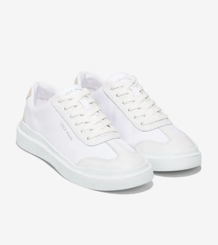 Women Sneakers Cole Haan GrandPr Rally Ttoe Sneaker Optic Whitedove