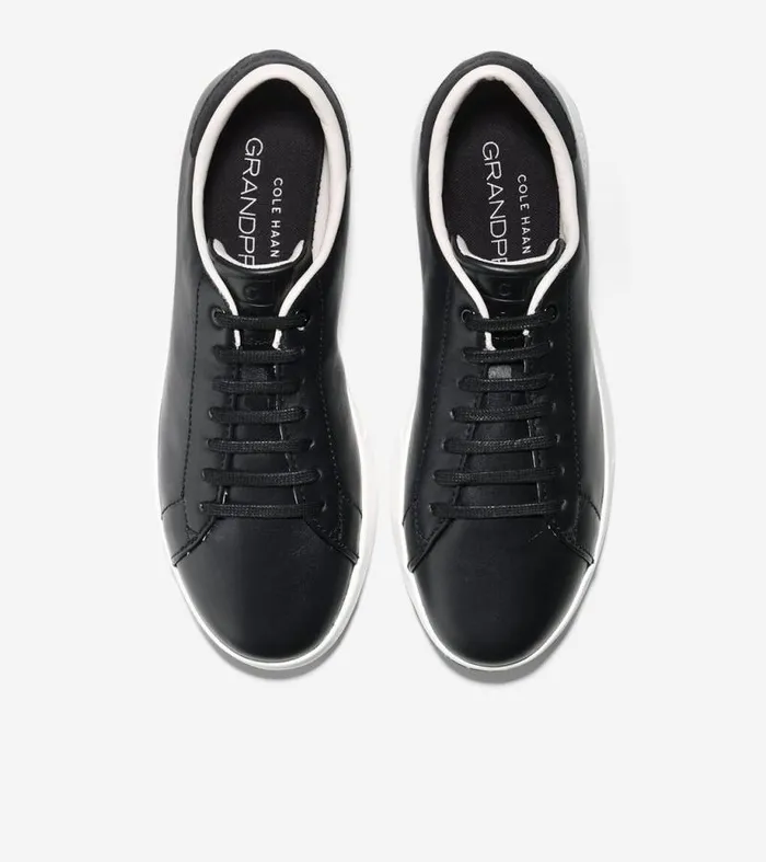 Women Sneakers Cole Haan GrandPr Tennis Sneakers Blackoptic White
