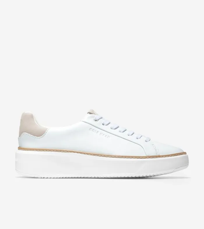 Women Sneakers Cole Haan GrandPr Topspin Sneaker Whitedove