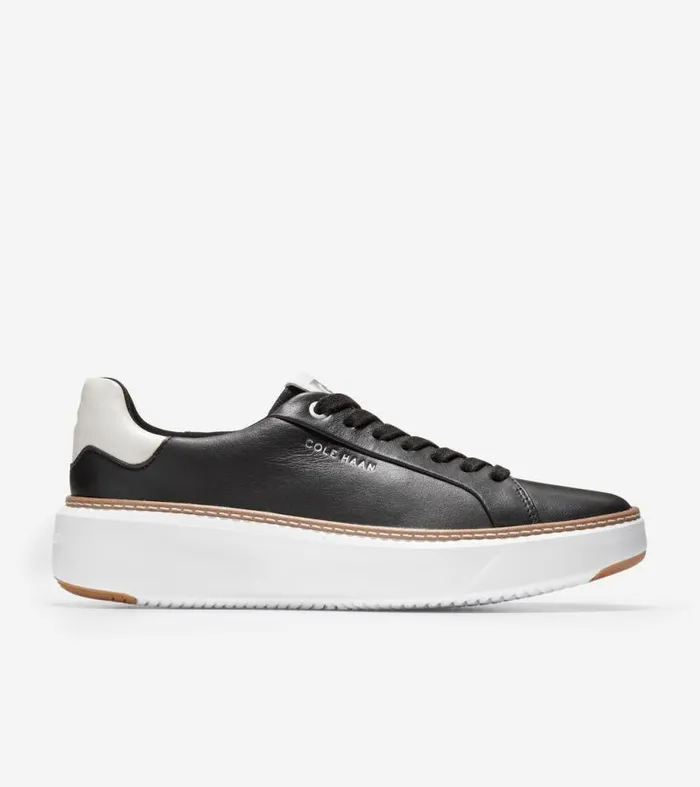 Women Sneakers Cole Haan GrandPr Topspin Sneakers Blackoptic White