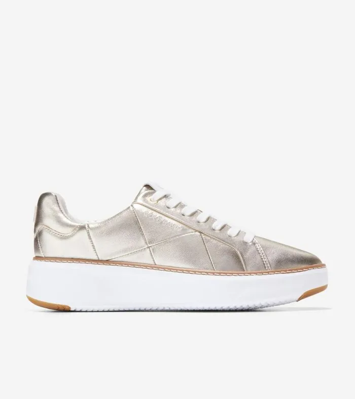 Women Sneakers Cole Haan GrandPr Topspin Sneakers Gold