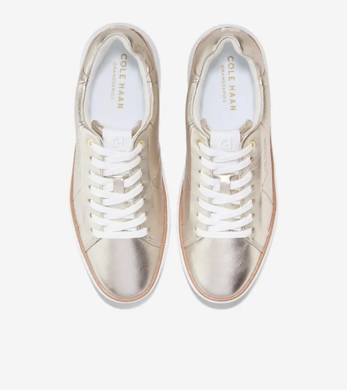Women Sneakers Cole Haan GrandPr Topspin Sneakers Gold