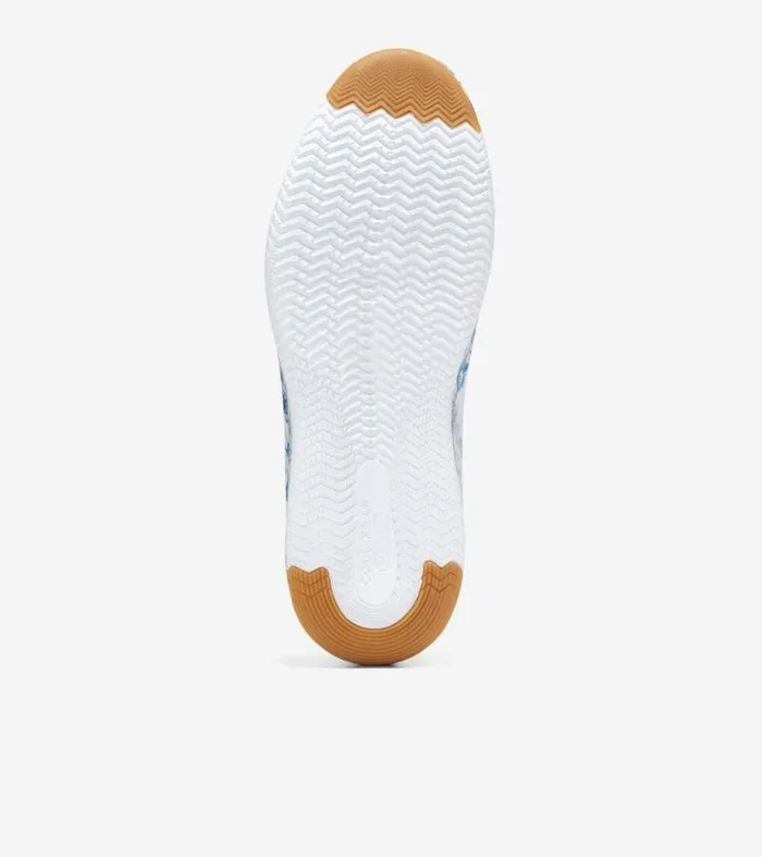 Women Sneakers Cole Haan GrandPr Topspin Sneakers Optic Whiteblue Toile