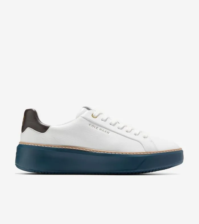 Women Sneakers Cole Haan Grandpr Topspin Sneakers Optic Whitechocolate Brownblue Wing Teal Women Sneakers Cole Haan Grandpr Topspin Sneakers Optic Whitechocolate Brownblue Wing Teal