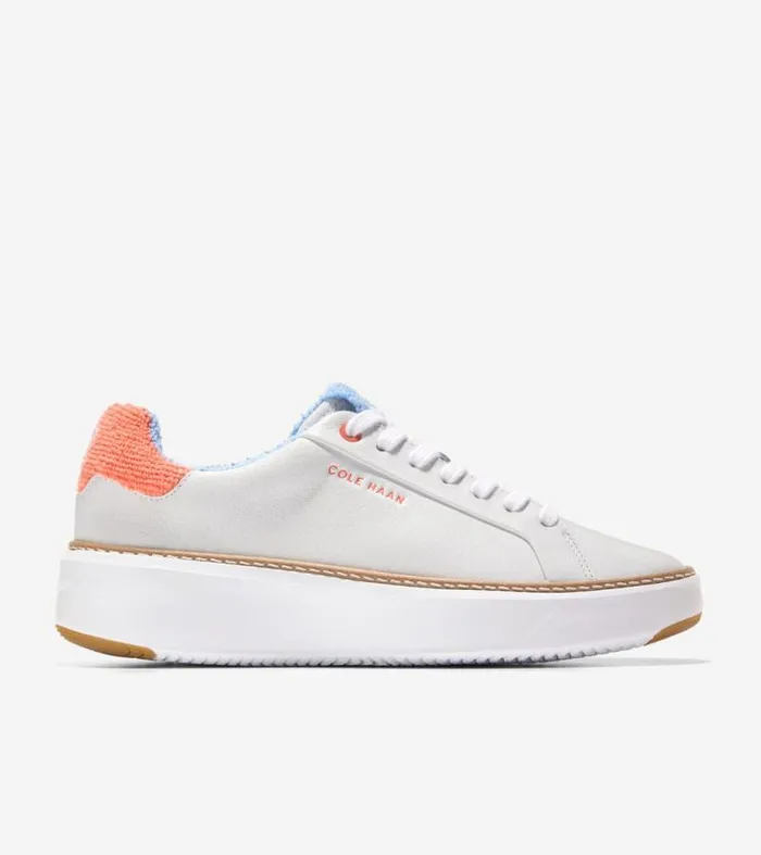 Women Sneakers Cole Haan GrandPr Topspin Sneakers Optic Whitenasturtium Terry Women Sneakers Cole Haan GrandPr Topspin Sneakers Optic Whitenasturtium Terry
