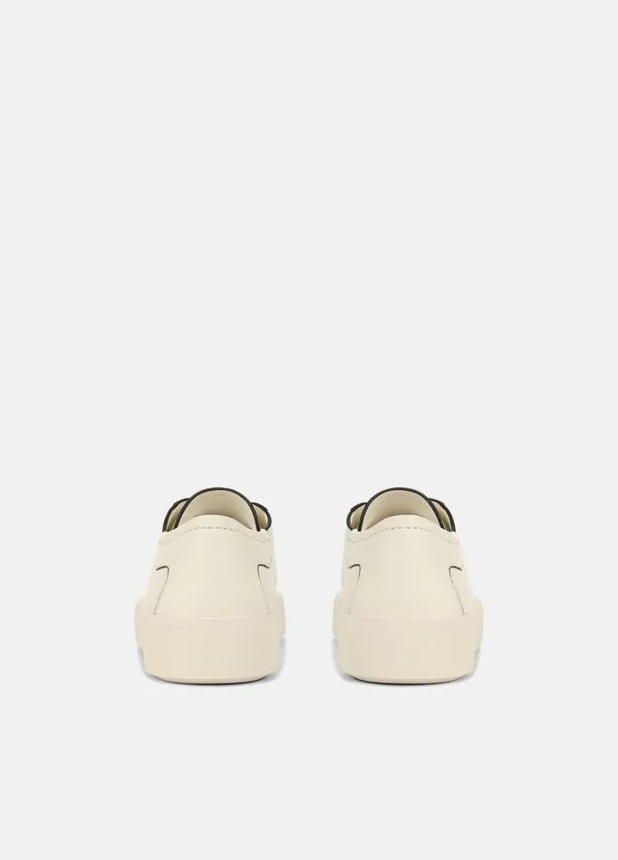 Women Sneakers Vince Gabi Leather Sneaker Marble Cream