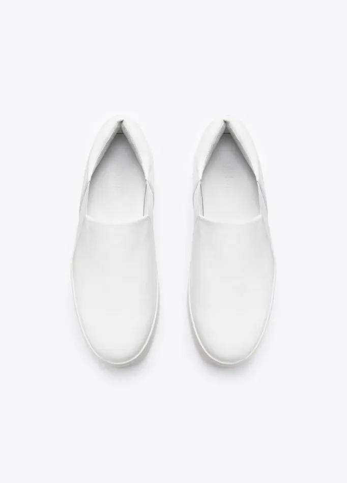 Women Sneakers Vince Leather Warren Sneaker Plaster