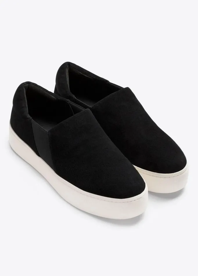 Women Sneakers Vince Suede Warren Sneaker Black