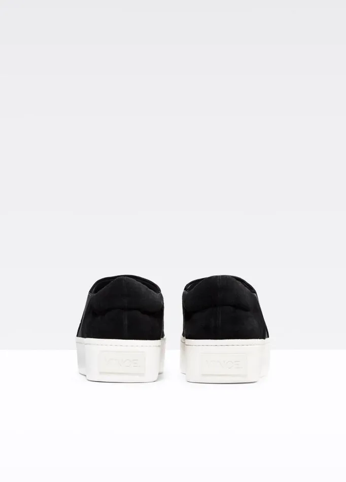 Women Sneakers Vince Suede Warren Sneaker Black