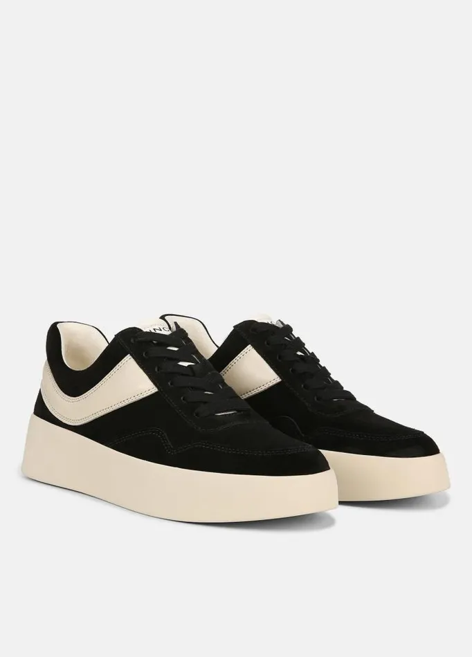 Women Sneakers Vince Warren Court Leather Sneaker Black