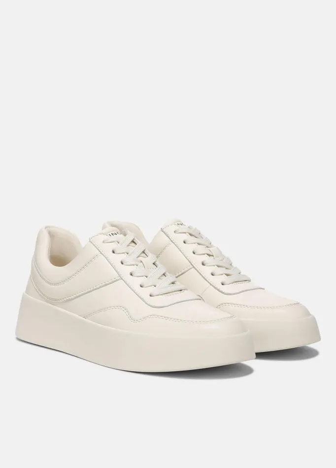 Women Sneakers Vince Warren Court Leather Sneaker Milk