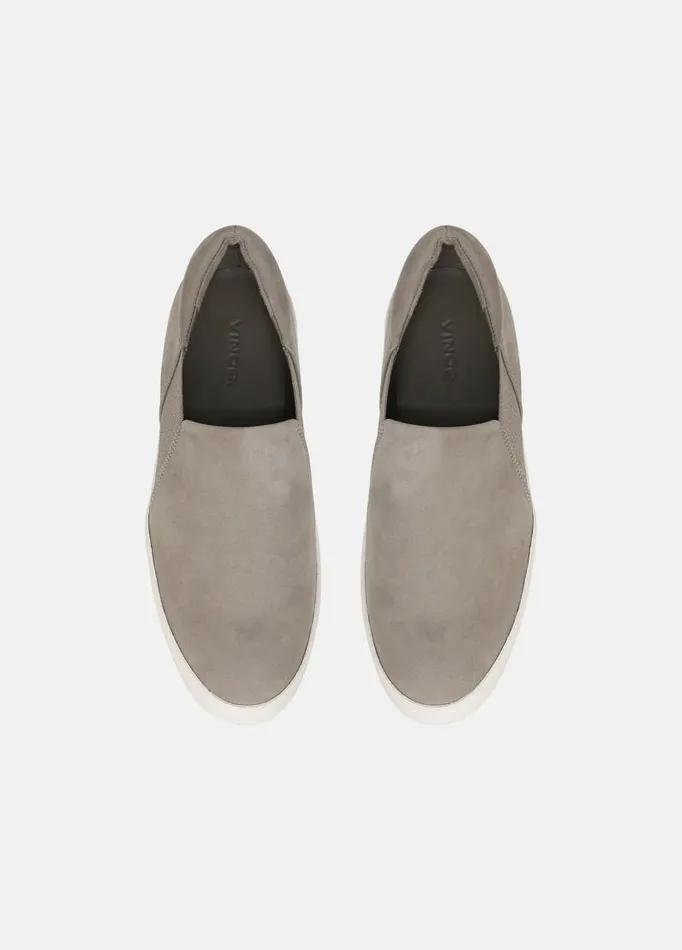 Women Sneakers Vince Warren Nubuck Sneaker Hazel Stone Grey