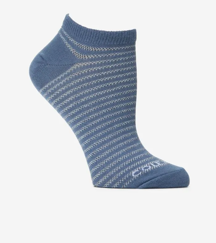 Women Socks Cole Haan 3Pack Stripe Soft LowCut Socks Blueassorted