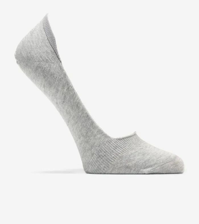 Women Socks Cole Haan Knit Ballet Sock Liner 8211 2 Pack Grey Heather