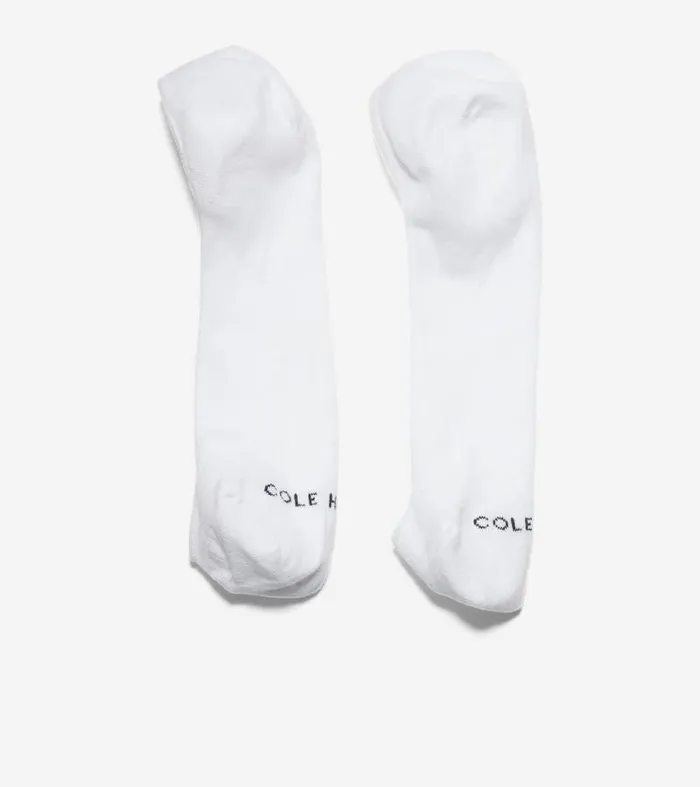 Women Socks Cole Haan Knit Ballet Sock Liner 8211 2 Pack White