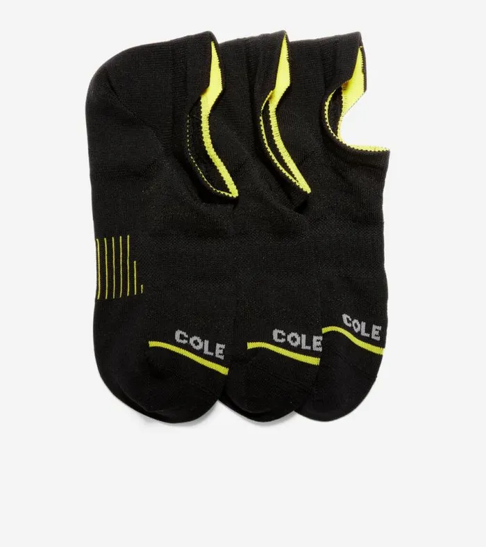 Women Socks Cole Haan ZERGRAND 3Pair Liner Socks Black