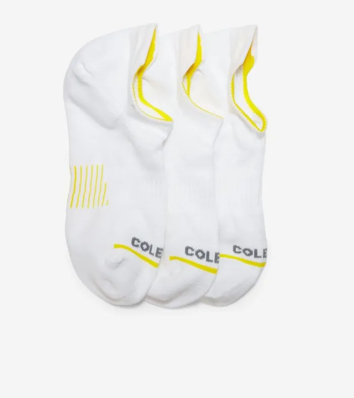 Women Socks Cole Haan ZERGRAND 3Pair Liner Socks White
