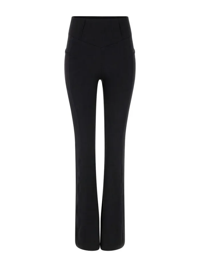 Women Soft Touch Flare Pant Black Guess Activewear